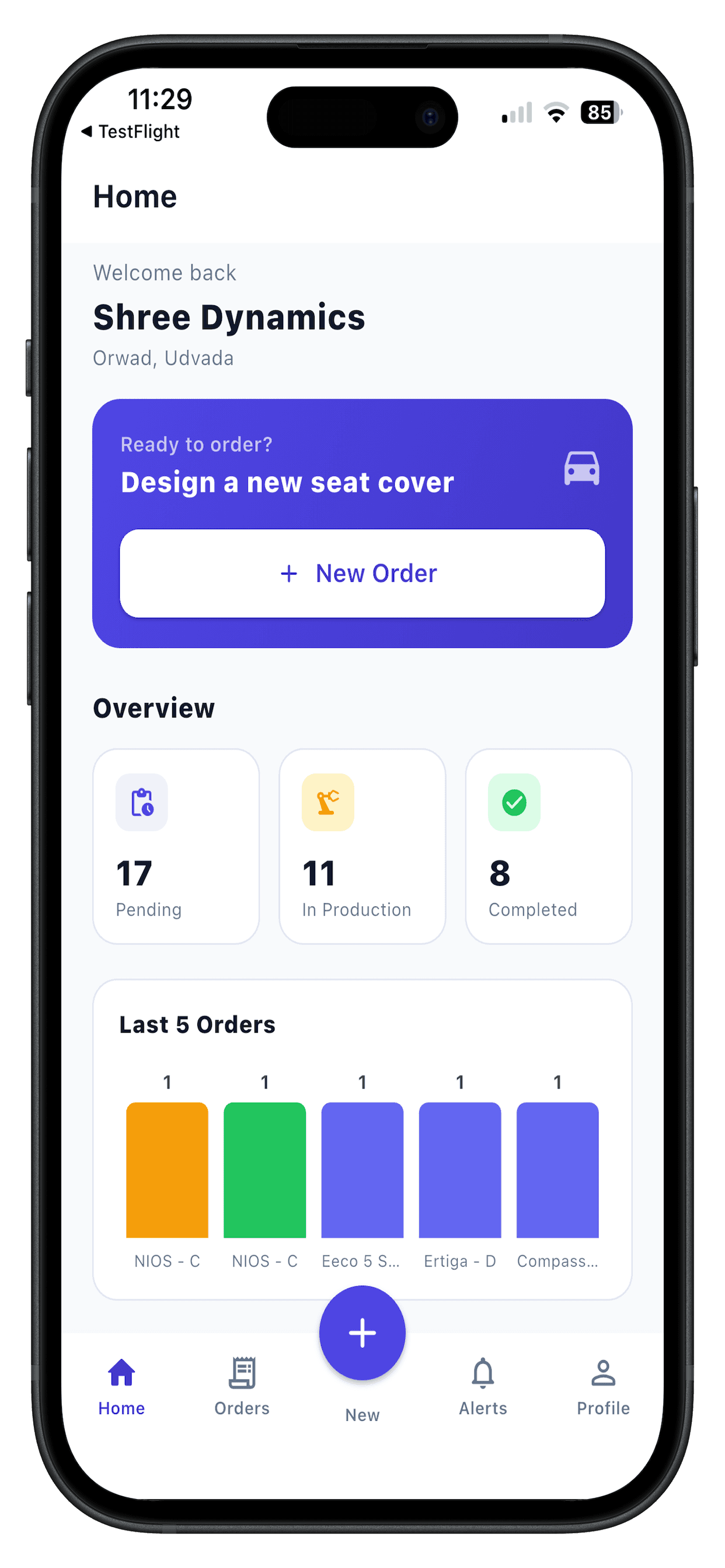 RR Auto — Distributor Order Network & Manufacturing Inventory Management System screenshot 6